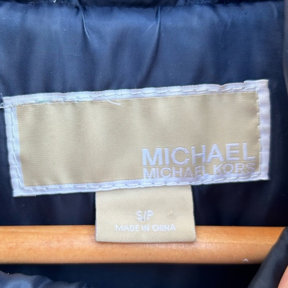 Michael Kors Navy Down Parka, size Small - Picture 8 of 13